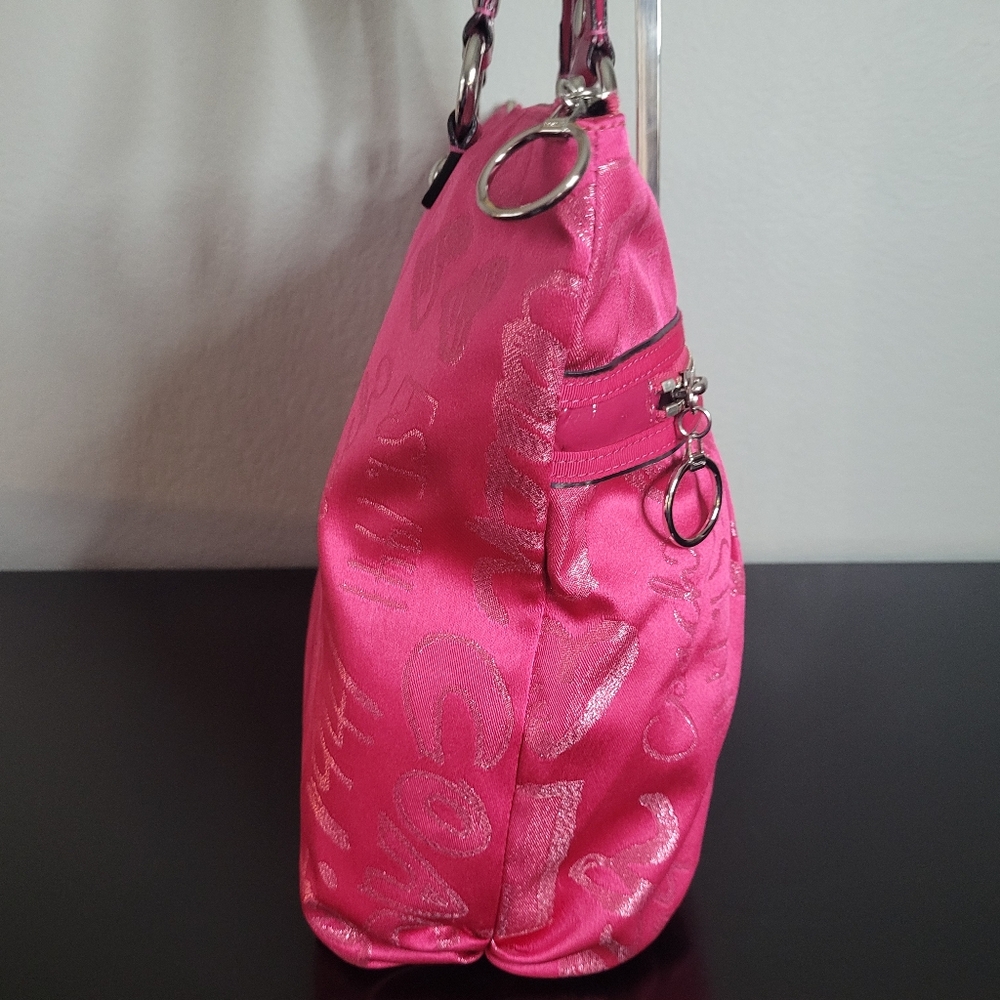 Coach Poppy Graffiti Scribble Shoulder Bag - Picture 13 of 15